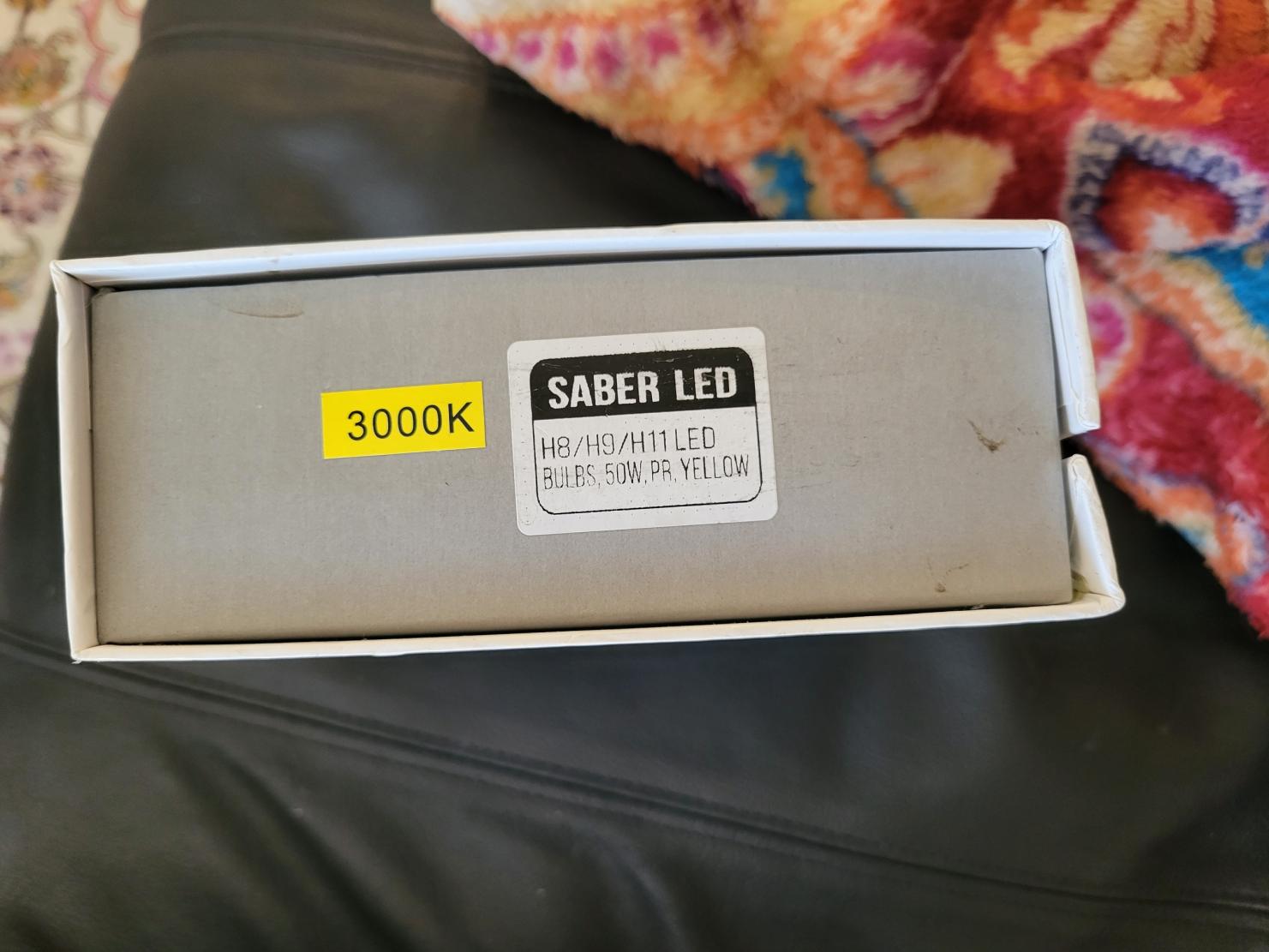 DDM Saber LED 50W. Fog lights in 3000k SoCal. SOLD-20211129_135055-jpg