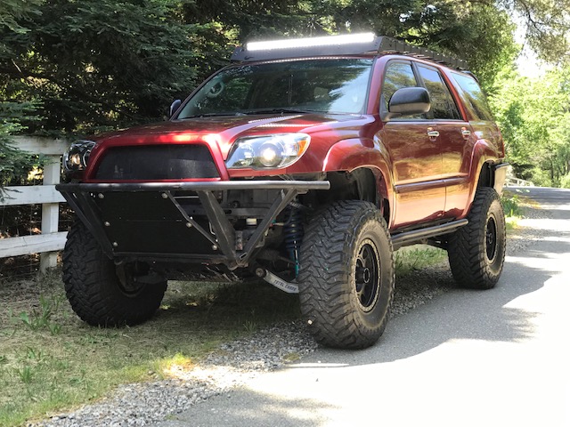 FS: 08' BUILT 4RUNNER - ONLY 149K MILES - RARE BURGUNDY - k - Northern California-runner-front-end-jpg