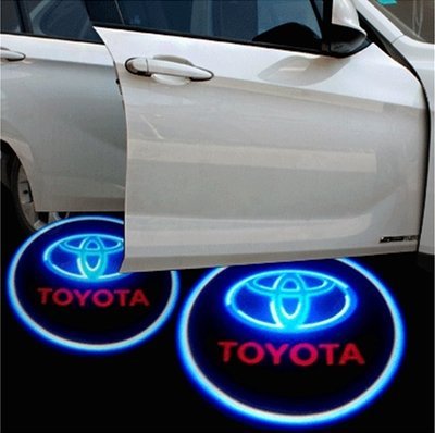 Toyota LED Illuminated Emblems!-projector-car-door-logo-jpg