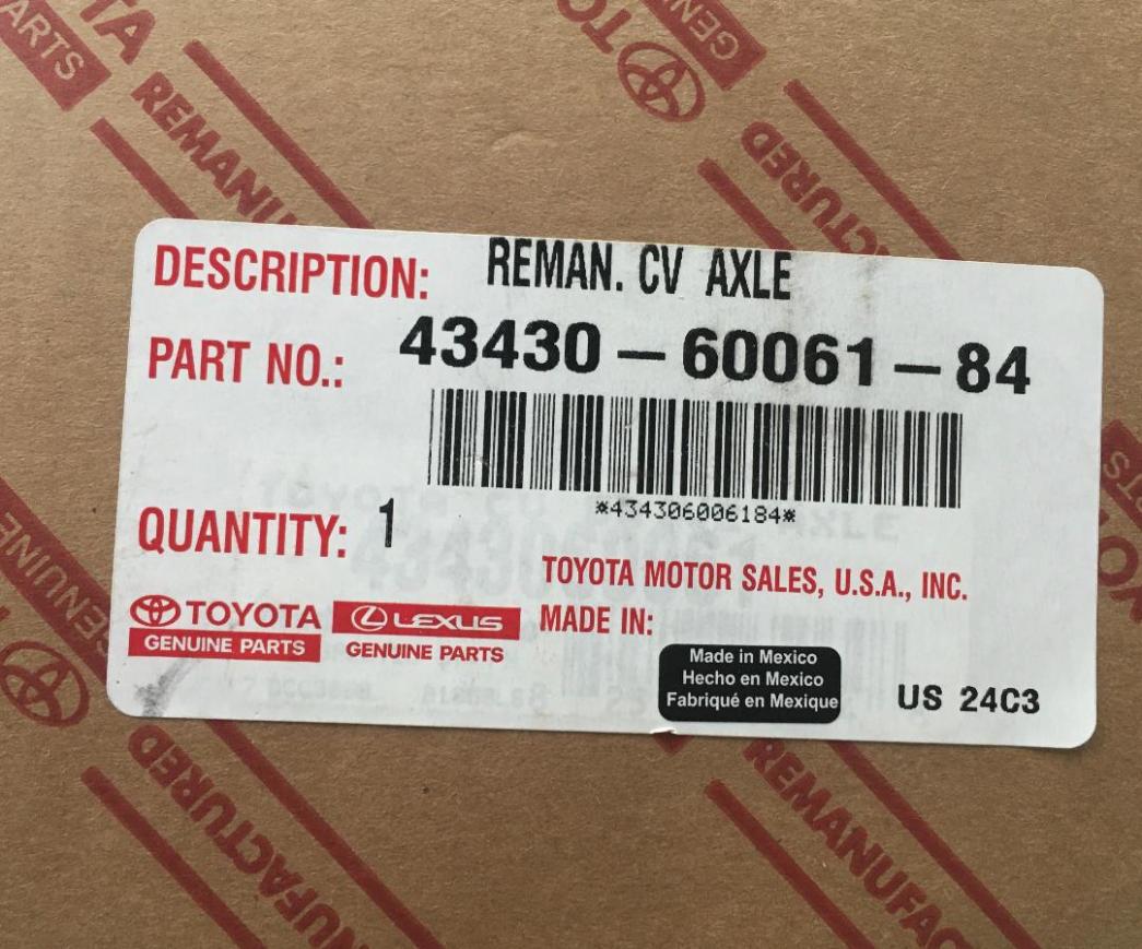 Remanufactured CV Axles From Toyota-thumbnail-jpg