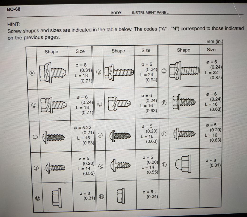Which screw/bolt/nut where? From the FSM (for 2002)-pxl_20240402_102830716~2-jpg