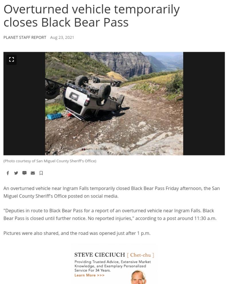 &quot;this easy, that easy:&quot; more Black Bear Pass rollovers-screenshot_2021-08-26-16-58-51-1-jpg
