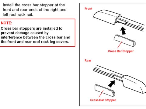 WTB Rubber inserts for crossbars - 5th gen-crossbarstopper-jpg