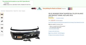 Screenshot_2018-09-17 Amazon com 99-02 4RUNNER FRONT BUMPER BLK FILLER VALANCE ARM BRACKET SIGNA.jpg