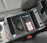 SLX124 Vehicle OCD Toyota 4Runner center console organier tray installed full.jpg
