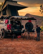A quiet moment by the fire, and just like that… we’re off again.He’s been loving the camping lif.jpg