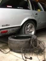whats left of a z rated tire.jpg whats left of a z rated tire.jpg