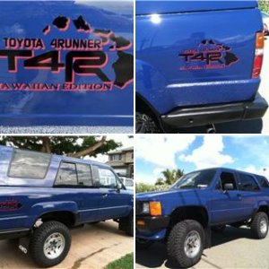 86 toyota 4runner (Hawaiian Edition)