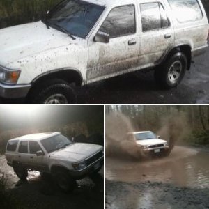 First taste of a lil mudd my truck got