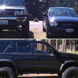 lift, sliders, wheels, and tires