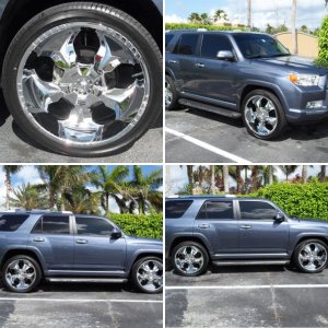 2010 4runner on 24s