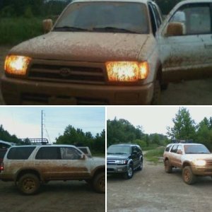 Breaking in the new tires