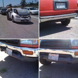 Before: Rear Ended on Freeway