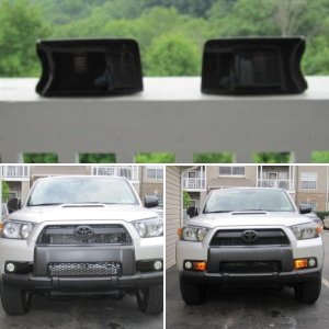 Tinted parking lights