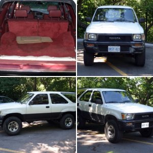 1990 2 door, 4 cylinder, 5 speed 4Runner