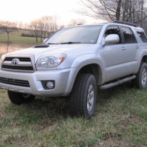 '08 Lifted 4Runner Silver, Window Tint