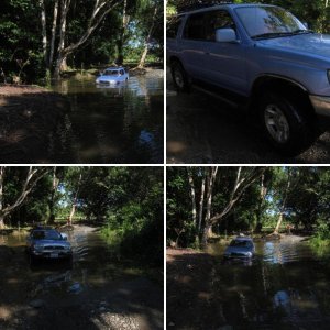 Blue and river crossings