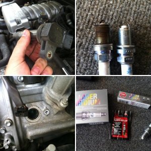 Changed Spark Plugs