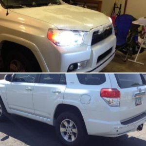 My 2010 Blizzard Pearl 4runner(work in progress)
