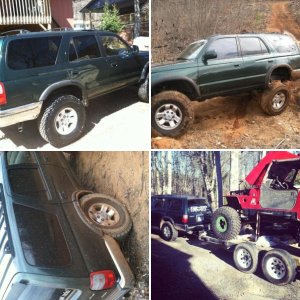 Jeep recovery team