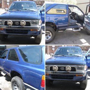 1992 two doors blue