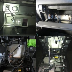 USB/AUX Move to Glove Box