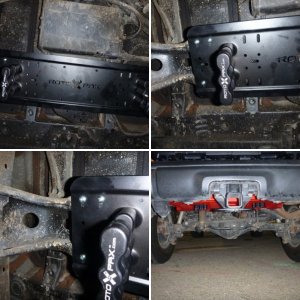Roto Pax install in spare wheel well