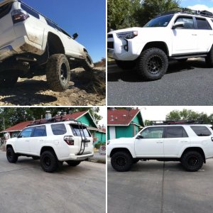 new shoes and spacers