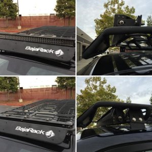 Baja Rack Flat utility Rack with Spy light system
