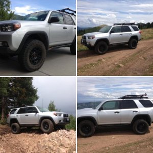 TRD Pro Wheels Installed