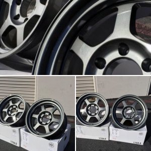 17x8" Konig Countersteer Type X - Gunmetal Comparison Photos