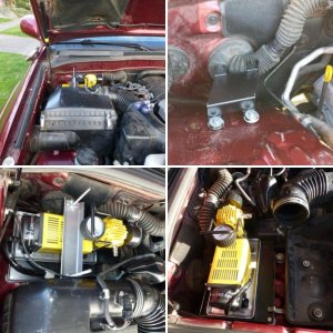 TJM Air Compressor Under Hood Install
