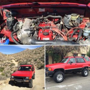"Dirty Red" - 86 4Runner trail rig