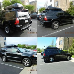 My 4Runner with Cargo carrier.