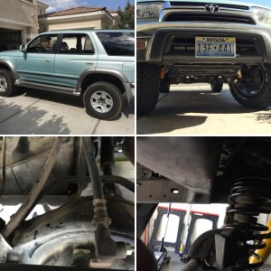 Installed OME lift w/o spring compressor