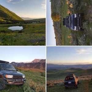 Views of Cache Valley Utah from Smithfield canyon