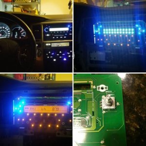 Complete dash LED swap