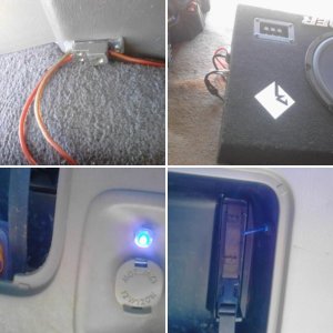 Switched constant power to rear outlet