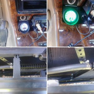 Trans Cooler and Trans temp gauge
