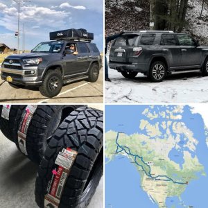 Road trip New York to Alaska.