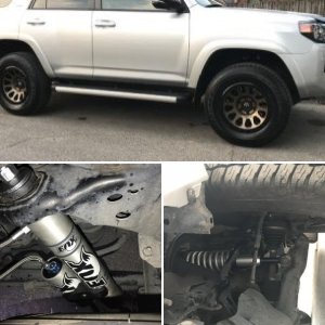 Added FOX Shocks...Coil Overs and Reservoirs