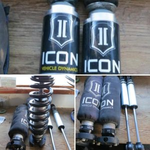 Icon 3" lift and CBI Offroad rear hybrid bumper-score!