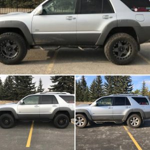 03 4Runner lift - Bilstein and FJ coils
