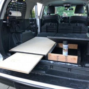 Rear Cargo area