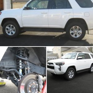 18 4runner added front Bilsteins 5100
