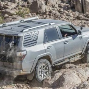 Grey flag decal for 4runner