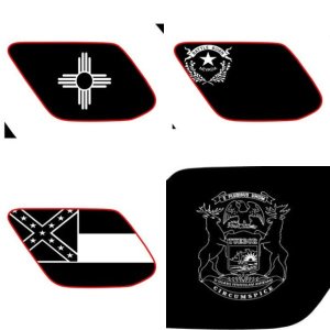 4Runner flag decals
