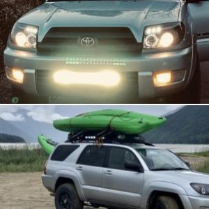 My rig before and after