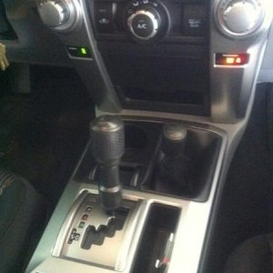 After swapping out the OEM shift knob for the FJ shifter.