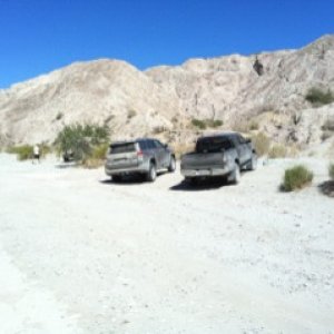 4Runner & Tacoma out in Anza Borrego Mud Caves (Sept 2010)